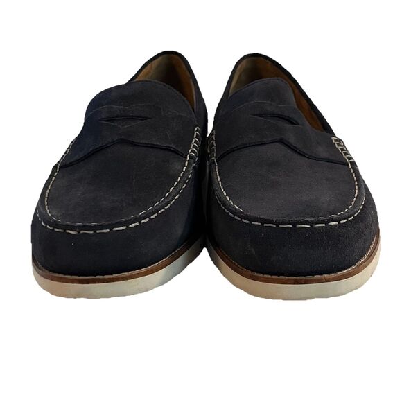 Rockport Men\'s Navy Blue Leather Try Tech Slip-On Loafers Size 14 Medium (D) main image 5